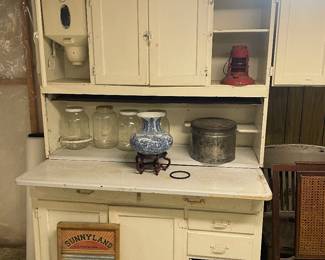Hoosier Farmhouse Kitchen Cabinet with Flour Sifter
