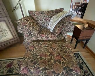 Large chair and Ottoman
