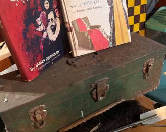 antique books, trunk 