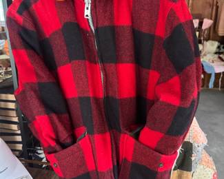 antique buffalo check jacket 
