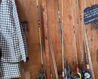 Fishing poles 