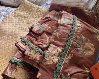 antique curtains 