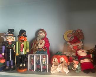 various holiday decorations 