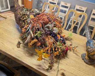 Cornucopia Fall Harvest Decoration