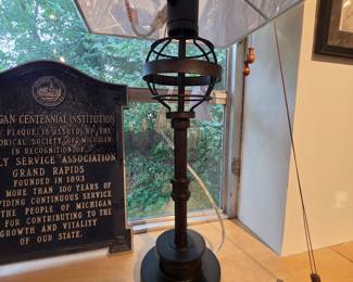 Industrial Pipe Table Lamp