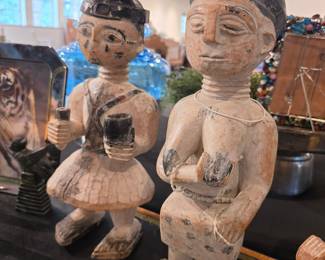 African Ewe Venavi Twin Figures (Pair)