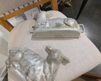 Vintage Cast Iron Lamb Cake Mold