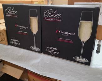 Luigi Bormioli Accademia Palace Champagne Flutes (Set of 6)