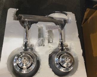 Brushed Nickel Double Sconce Vanity Light Fixture