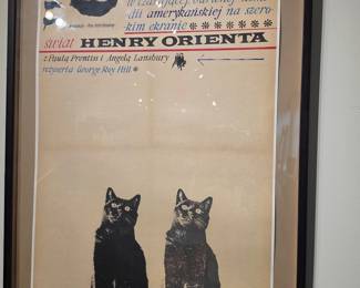 The World of Henry Orient (ลwiat Henry'ego Orienta) Polish Film Poster by Mosinski