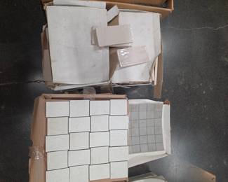 Thassos White Marble Mosaic Tiles