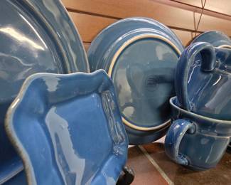 Denby Azure Blue Dinnerware Set
