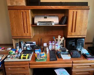 Gaming PC, Windows XP Tower, HP Photosmart 7960 digital photo inkjet printer, large office desk