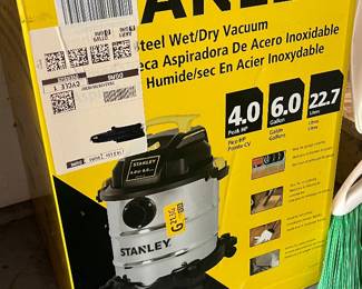 6-gallon Stanley Steel Wet/Dry Vacuum, Shop-Vac