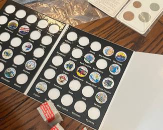State quarters, nickels, president coins