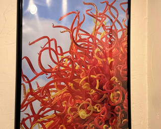 Lot 33: Four Framed Chihuly Art Posters