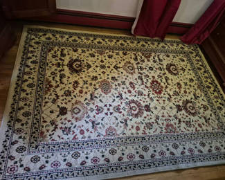Lot 64: Two floral-patterned area rugs (Elegance Collection)