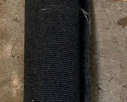 Lot 15: Black 6x8 Outdoor Rug Roll