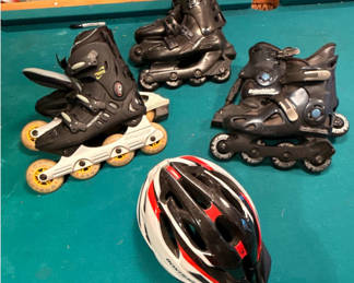 Lot 24: Inline Skates and Bontrager Helmet