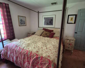 Lot 59: Four-poster bed