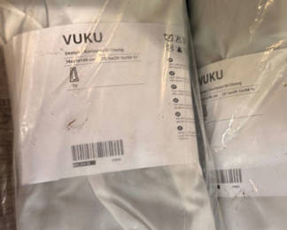 Lot 10: Three VUKU fabric portable wadrobe 