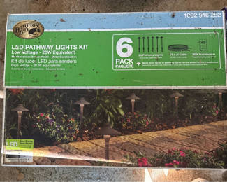Lot 12: Westinghouse Hi-Intensity LED Landscape Lights and Hampton Bay LED Pathway Lights Kit