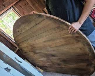 Lot 23: Round Wooden Tabletop
