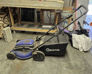 Lot 61: Kobalt KM210 Lawn Mower With Grass Collection Bag