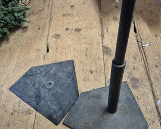 Lot 24: MacGregor Rubber Baseball Base and Tee Base