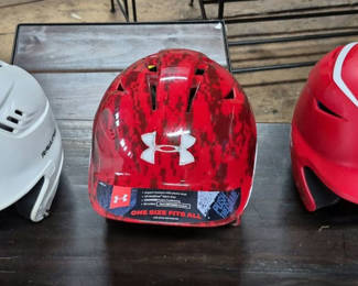 Lot 36: Assorted Baseball Batting Helmets