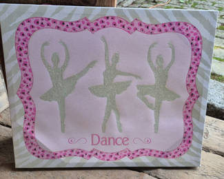 Lot 13: Ballerina Dance Canvas Wall Art