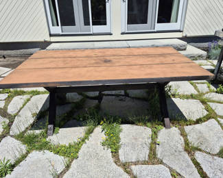 Lot 60: Rectangular Wooden Table