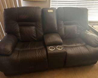 Leather Electric Love Seat