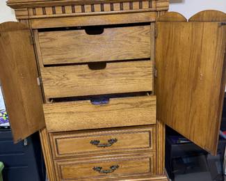 Solid Wood Tall Dresser