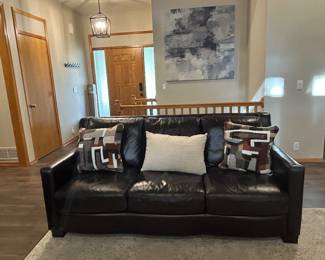 Leather couch