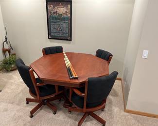 Gaming table, bumper pool, poker