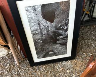 Large landscape framed photo