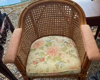 Set of two antique rattan chairs