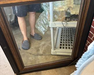 Large handsome beveled mirror