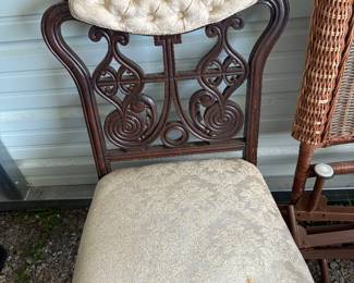 Small Victorian occasional chair