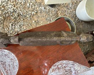 African hand carved art piece
