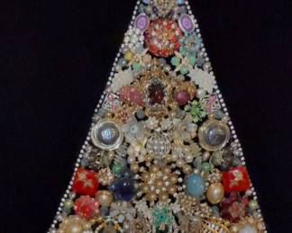 Upcycled "Jewelry Tree" Assemblage Art