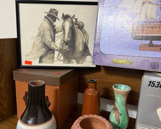 W.H. Ford "Cowboy and Horse" Print