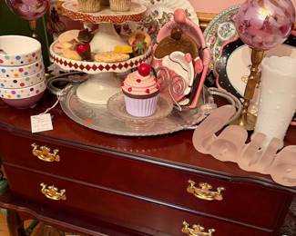 Decorative Cupcake Display with Assorted Faux Pastries