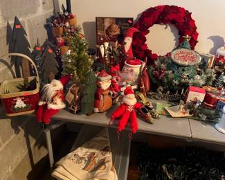 Assorted Christmas Decorations with Hallmark Keepsake Ornaments