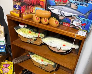 Big Mouth Billy Bass, Rocky Lobster, and Jaws Animated Singing Toys