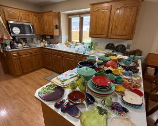 Fiesta Ware and Assorted Ceramic Serveware