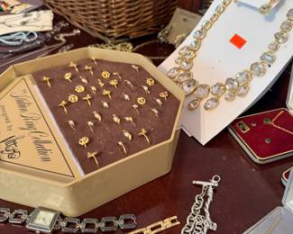 Talbots Crystal Necklace and Earring Set