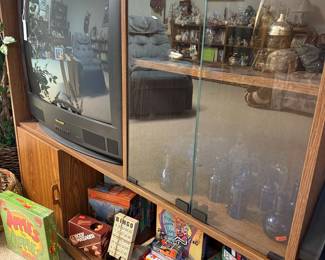 Sharp CRT Television and Entertainment Center with Games