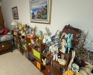 Easter Bunny and Chick Figurines